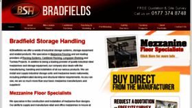 What Bradfield-storage.co.uk website looked like in 2014 (9 years ago)