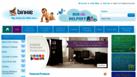 What Binxie.com website looked like in 2014 (9 years ago)