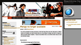 What Bleachanime.org website looked like in 2014 (9 years ago)