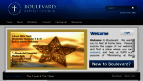What Boulevardbaptist.com website looked like in 2014 (9 years ago)