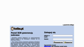 What B2b.kolba.pl website looked like in 2014 (9 years ago)