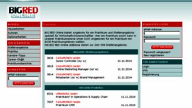 What Bigredonline.de website looked like in 2014 (9 years ago)