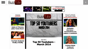 What Buzztubeonline.com website looked like in 2014 (9 years ago)