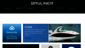 What Bayliner.com.br website looked like in 2014 (9 years ago)
