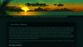 What Brazilians.com website looked like in 2014 (9 years ago)
