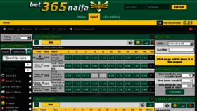 What Bet365naija.com website looked like in 2014 (9 years ago)