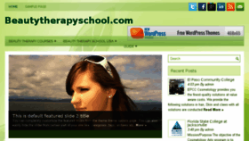 What Beautytherapyschool.com website looked like in 2014 (9 years ago)