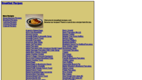What Breakfast-recipes.com website looked like in 2014 (9 years ago)