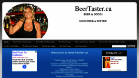 What Beertaster.ca website looked like in 2014 (9 years ago)