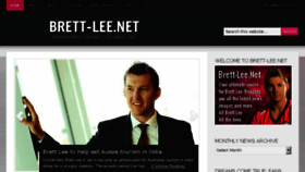 What Brett-lee.net website looked like in 2014 (9 years ago)