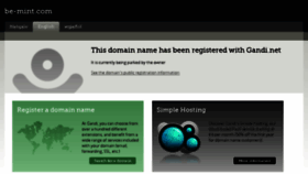 What Be-mint.com website looked like in 2014 (9 years ago)