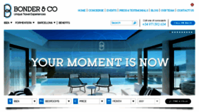 What Bonderco.com website looked like in 2015 (9 years ago)