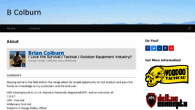 What Bcolburn.com website looked like in 2015 (9 years ago)