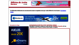 What Billetesdeavionbaratos.com website looked like in 2015 (9 years ago)