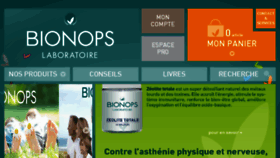 What Bionops.eu website looked like in 2015 (9 years ago)