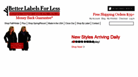 What Betterlabelsforless.com website looked like in 2015 (9 years ago)