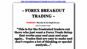 What Breakout-trading.com website looked like in 2015 (9 years ago)