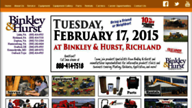 What Binkleyhurst.com website looked like in 2015 (9 years ago)