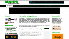 What Bbacklink.com website looked like in 2015 (9 years ago)