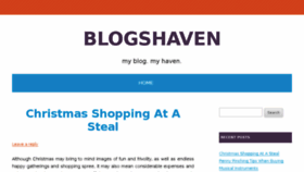 What Blogshaven.com website looked like in 2015 (9 years ago)