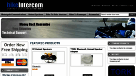 What Bikeintercom.com website looked like in 2015 (9 years ago)