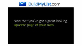 What Buildmylist.com website looked like in 2015 (9 years ago)