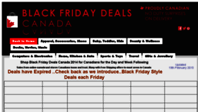 What Blackfridaydealscanada.ca website looked like in 2015 (9 years ago)