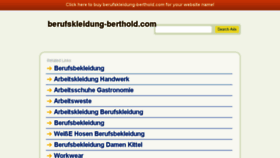 What Berufskleidung-berthold.com website looked like in 2015 (9 years ago)