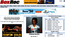 What Boxrec.com website looked like in 2015 (9 years ago)