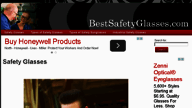 What Bestsafetyglasses.com website looked like in 2015 (9 years ago)