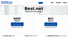 What Best.net website looked like in 2015 (9 years ago)