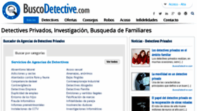What Buscodetective.com website looked like in 2015 (9 years ago)