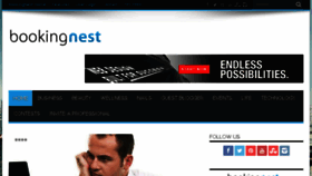 What Blog.bookingnest.com website looked like in 2015 (9 years ago)