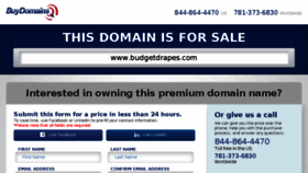What Budgetdrapes.com website looked like in 2015 (9 years ago)