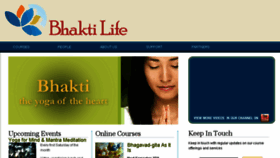 What Bhaktilife.org website looked like in 2015 (9 years ago)