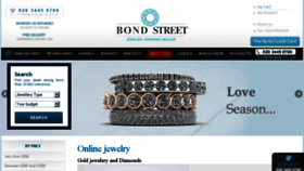 What Bond-street.com website looked like in 2015 (9 years ago)