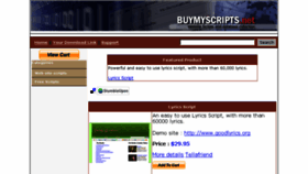 What Buymyscripts.net website looked like in 2015 (9 years ago)