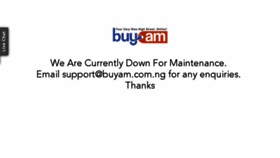 What Buyam.com.ng website looked like in 2015 (9 years ago)