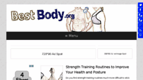 What Bestbody.org website looked like in 2015 (9 years ago)