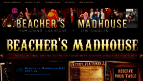 What Beachersmadhouse.com website looked like in 2015 (9 years ago)