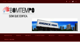 What Bomtempofm.com.br website looked like in 2015 (9 years ago)