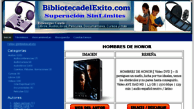What Bibliotecadelexito.com website looked like in 2015 (9 years ago)