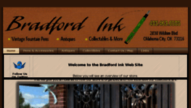 What Bradfordinkokc.com website looked like in 2015 (9 years ago)