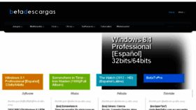 What Betadescargas.com website looked like in 2015 (9 years ago)