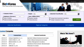What Bizinkorea.org website looked like in 2015 (9 years ago)