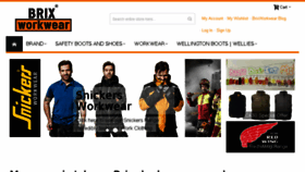 What Brixworkwear.com website looked like in 2015 (9 years ago)
