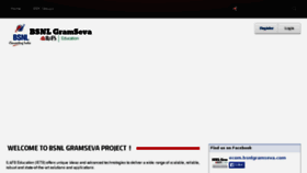 What Bsnlgramseva.com website looked like in 2015 (9 years ago)