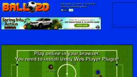 What Ball2d.com website looked like in 2015 (9 years ago)