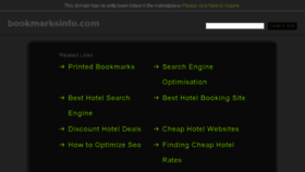 What Bookmarksinfo.com website looked like in 2015 (9 years ago)