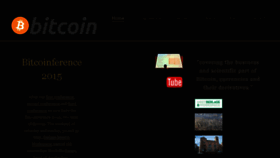 What Bitcoinference.com website looked like in 2015 (9 years ago)